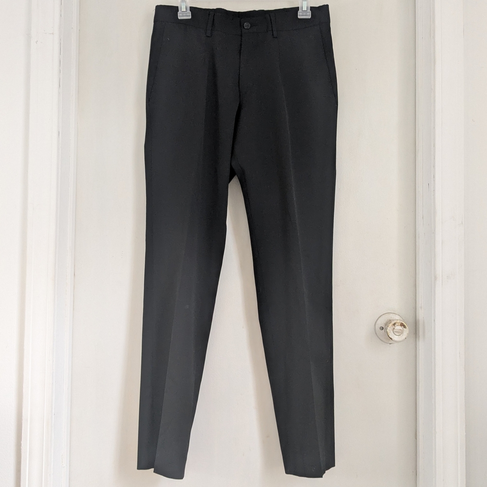 Versace Men's Black Formal Dress Pants IT 46 US Small Auth